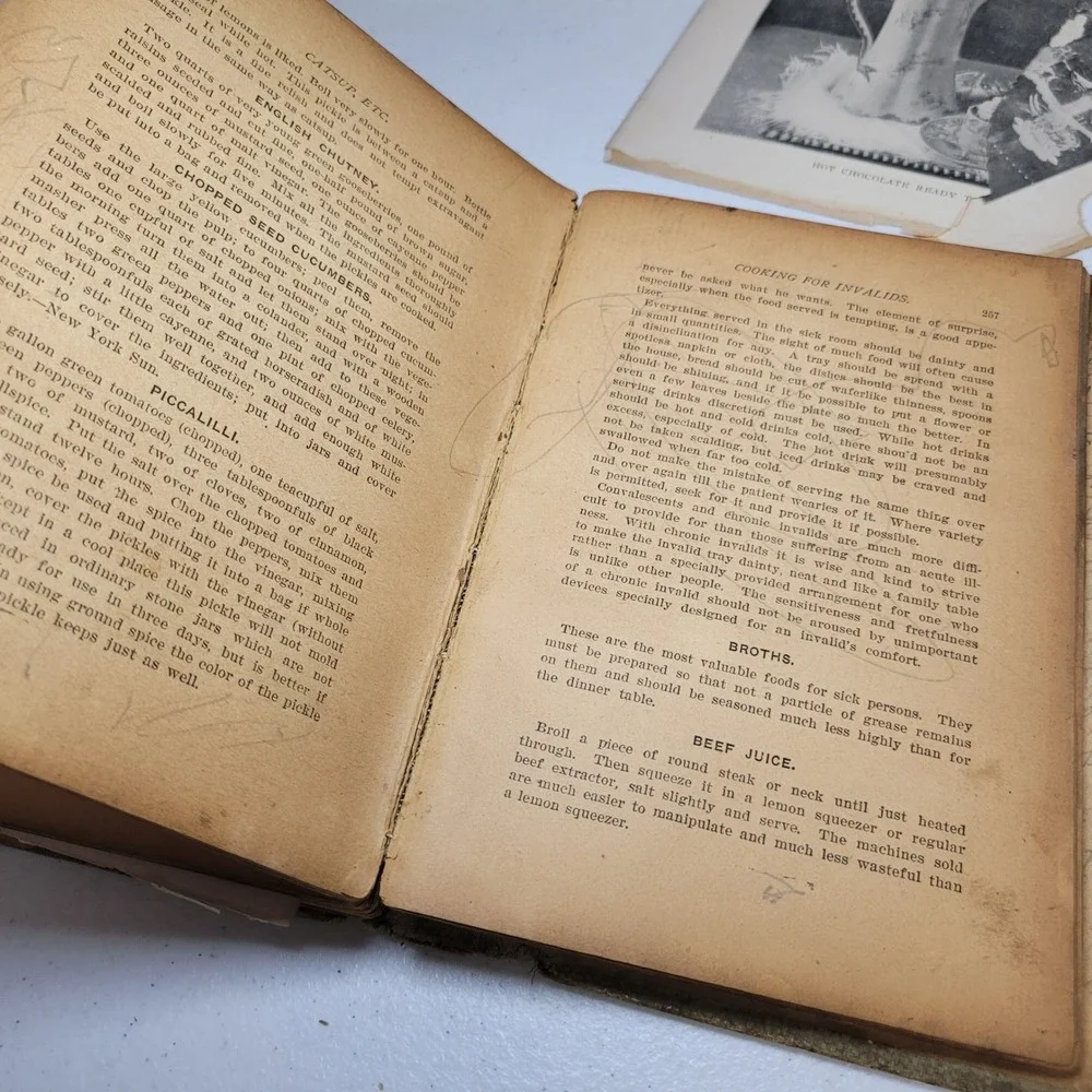 Grand Union 1902 Antique Cook Book Compton Hardcover‎ Vintage Recipes Fair